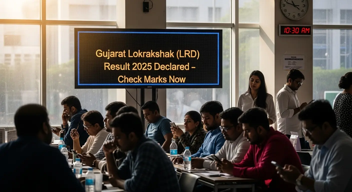 Gujarat Lokrakshak (LRD) Written Exam Result 2025 is now LIVE