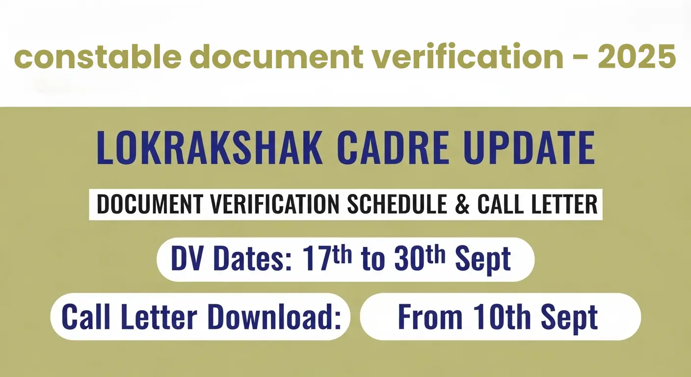 Lokrakshak Document Verification 2025